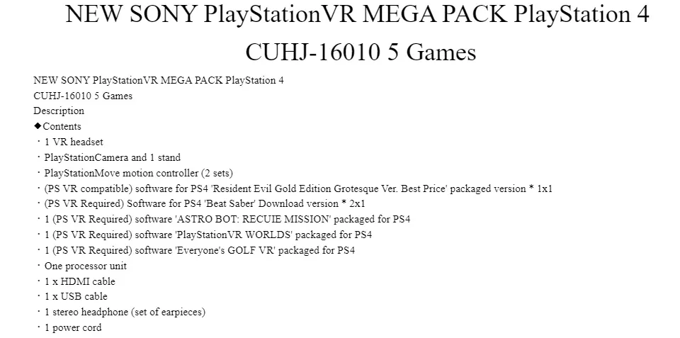 Sony Playstation Ps4 Vr Mega Pack Bundle 2 Cuhj-16010 (2020 Version  )（Limited Edition) | Lazada
