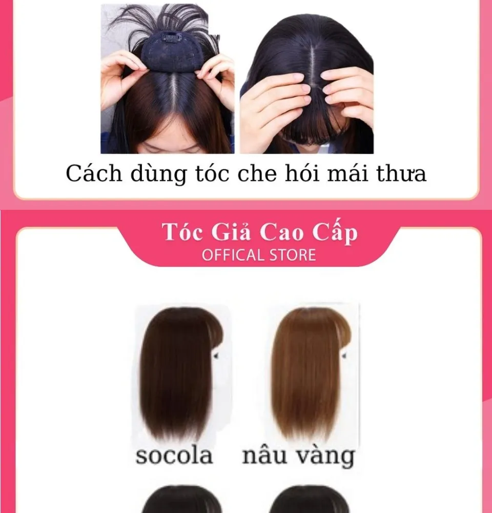 Cùng tìm hiểu mẫu tóc giả mái thưa nhẹ nhàng và duyên dáng để thay đổi phong cách thật chỉn chu, sành điệu nhé!