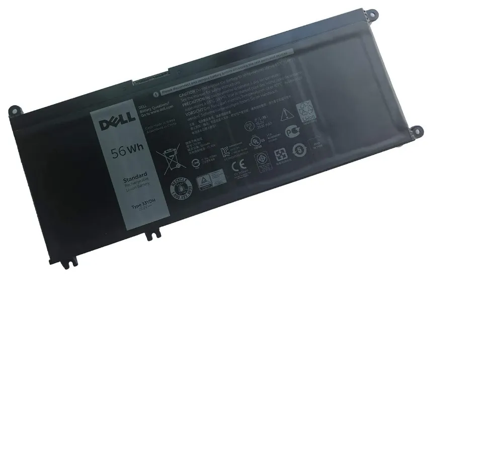Dell Battery 3380 Rechargable Li-on ( OEM ) for Laptop 56W Type 33YDH  V  3500mAh  1 Month Warranty | Lazada