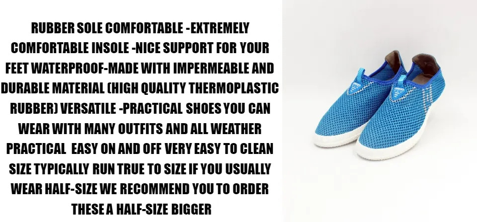 men's plastic slip on shoes