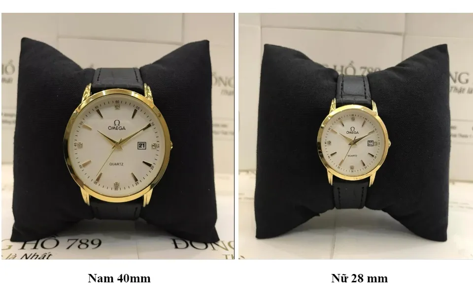 Đồng hồ Nam , nữ sang trọng Omegei dây da cao cấp , giá 1 chiếc -Gold Time  | Lazada.vn
