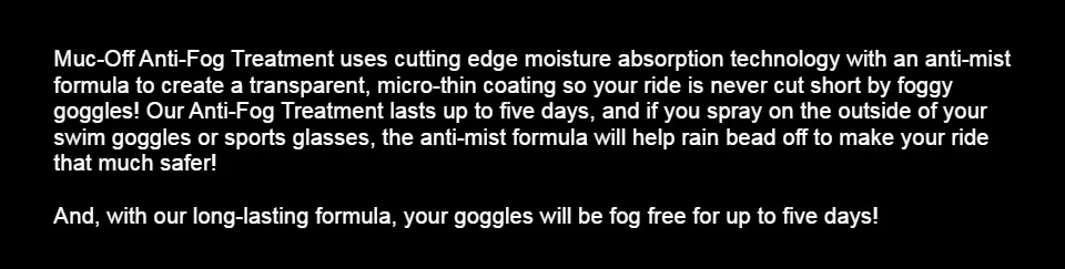 Anti-Fog Treatment - 32ml