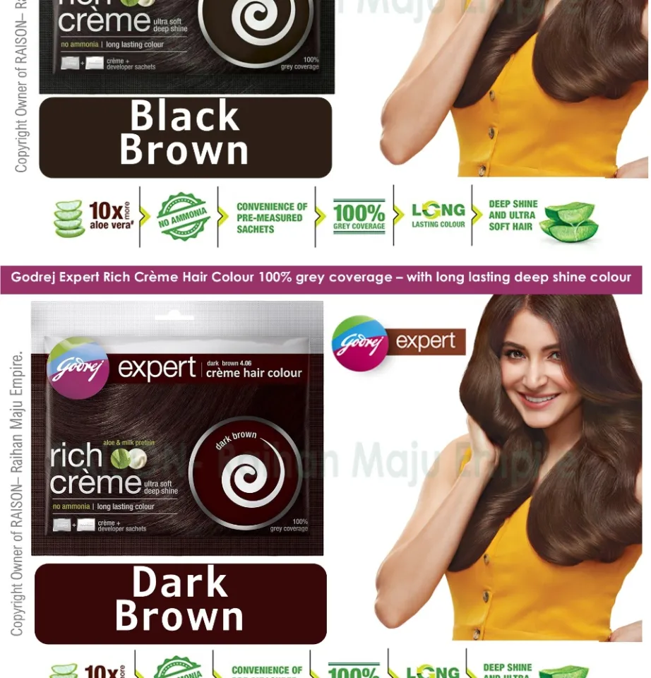 Share 139+ godrej dark brown hair colour dedaotaonec