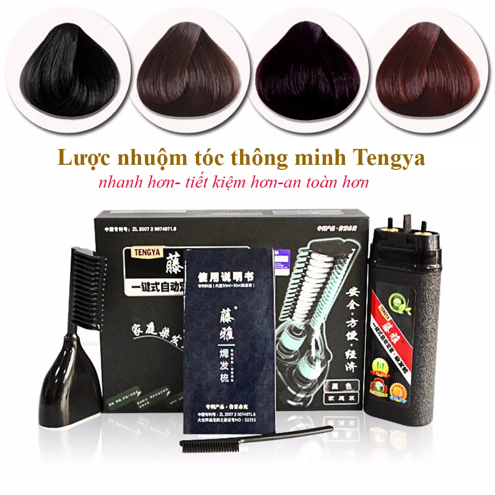 Luot thong minh Lược nhuộm tóc nhật bản Lược nhuộm tóc thông minh TENGYA thế hệ mới Thuốc nhuộm tóc đen sử dụng công nghệ mới mang lại cho bạn #5 Luot thong minh Lược nhuộm tóc nhật bản Lược nhuộm tóc thông minh TENGYA thế hệ mới Thuốc nhuộm tóc đen sử dụng công nghệ mới mang lại cho bạn