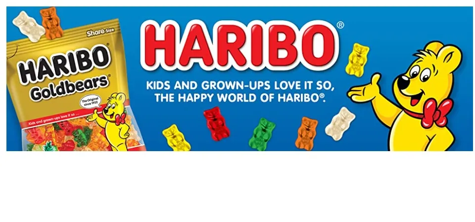 Haribo Fruit Salad Halal Gummy 1kg - Original Packaging