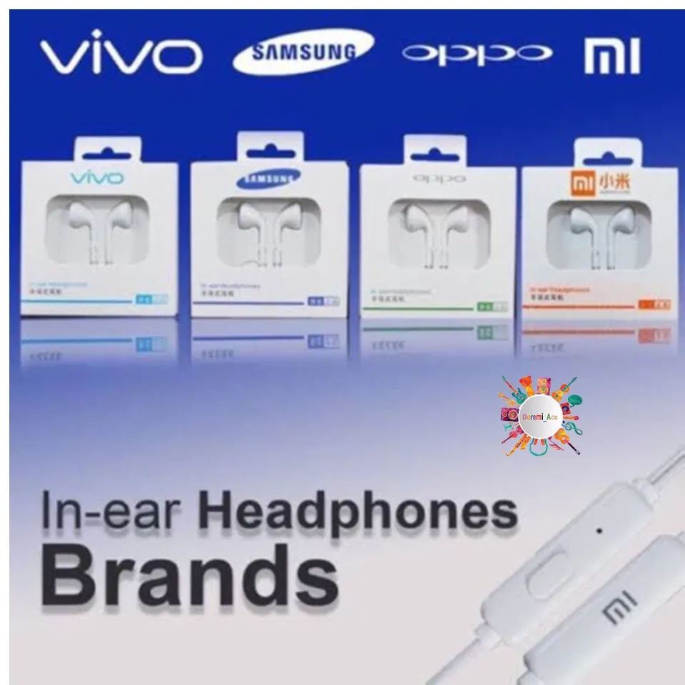 HF BRANDED R13 MH133 HEADSET HEDSET HANDSFREE EARPHONE