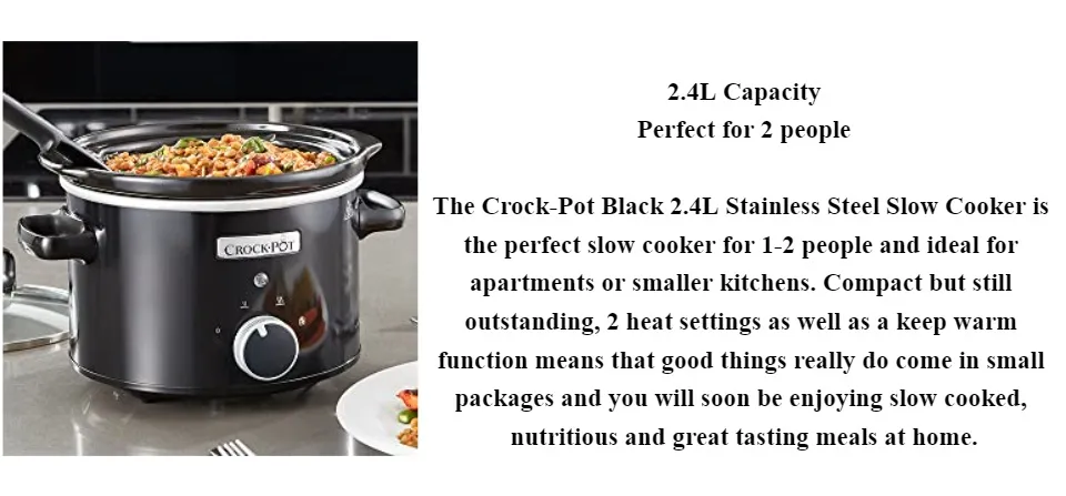 Crock-Pot CSC046 Slow Cooker Removable Easy-Clean Ceramic