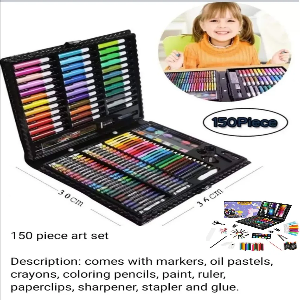 150-Piece Art Set for Kids Teens and Adults Includes Drawing and