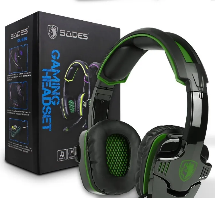 SADES SA 930 3.5mm Stereo Sound Wired Professional Computer Gaming