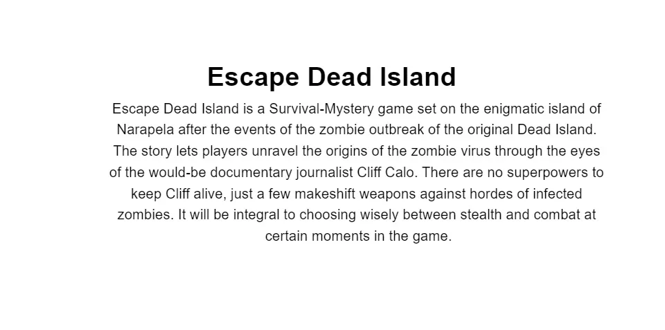 Escape Dead Island PS3  Zilion Games e Acessórios