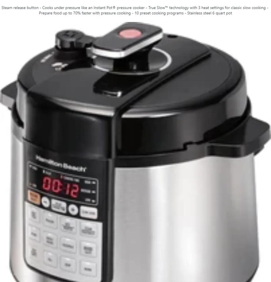 Multi-Function Pressure Cooker - 34502