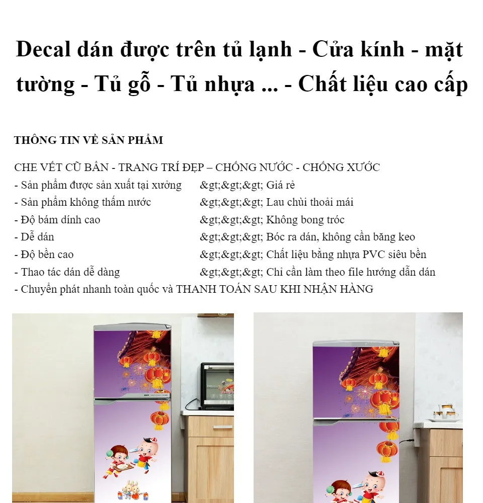 Mẹo trang trí tủ lạnh độc đáo, đẹp mắt | VN THING