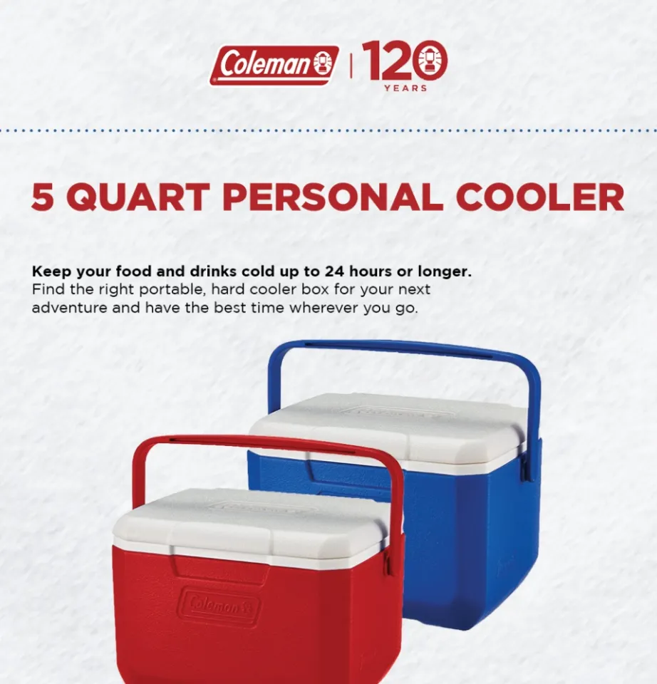 CL PERSONAL COOLER 16 QT JAP RED + FREE STAINLESS BOTTLE - Coleman  Philippines