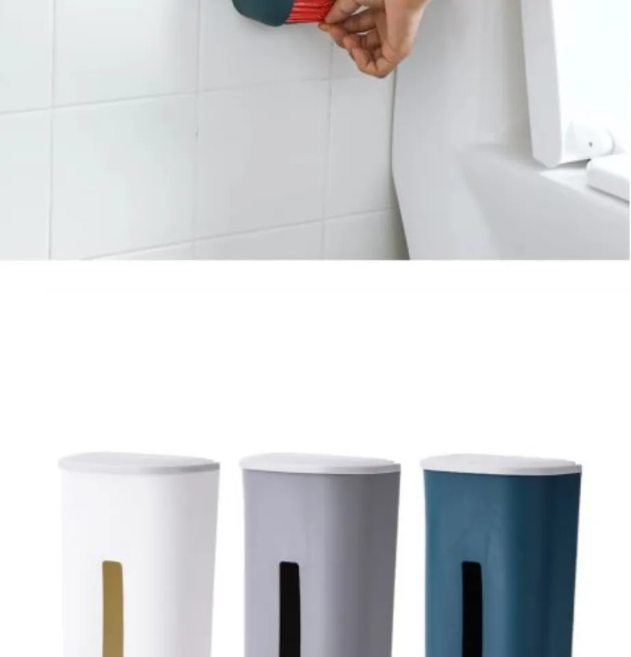 1pc Wall-mounted Garbage Bag Holder, Plastic Bag Storage Organizer