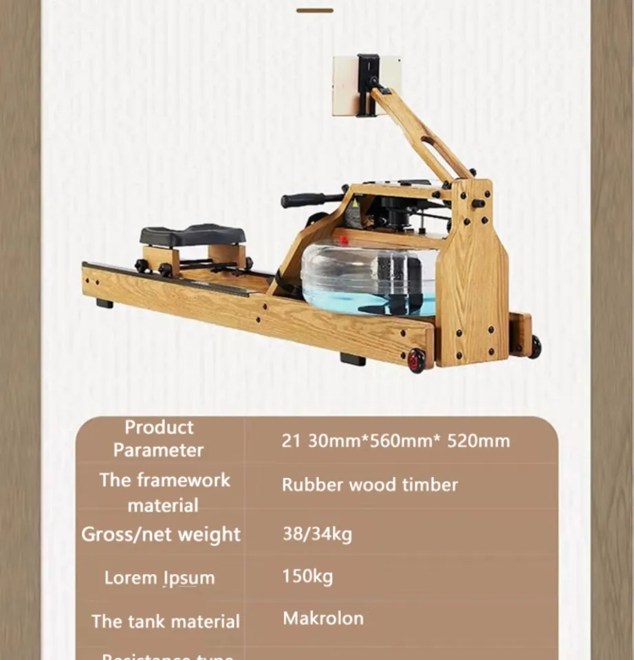 Timber best sale rowing machine