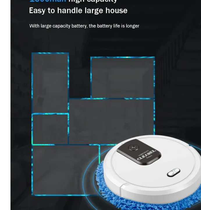 Robot Vacuum Cleaner 3 in 1 Smart Sweeping Mopping Rechargeable Humidifying Spray Dry And Wet Use Household Cleaning Robot Fully Automatic