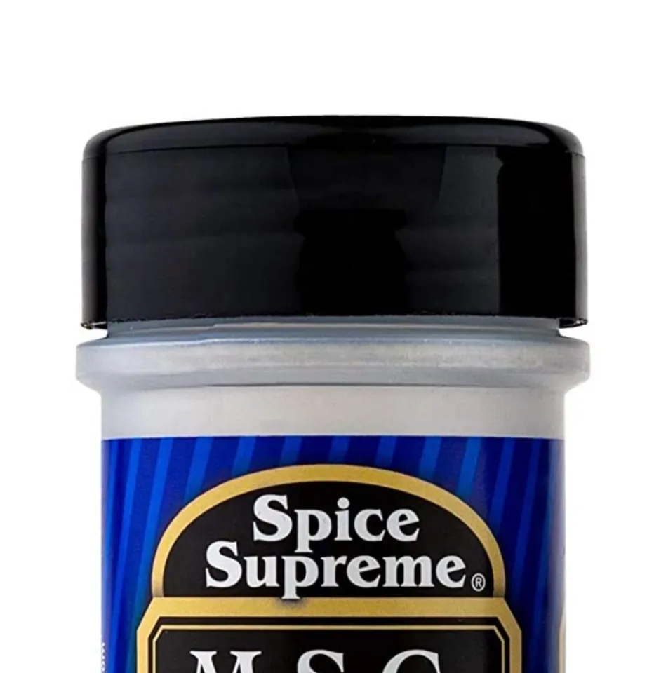 Spice Supreme M.S.G. Monosodium Glutamate, plastic shaker, 4.25-oz.