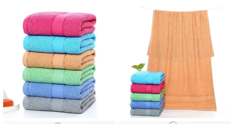 plain cannon bath towel (70x140cm)assorted color