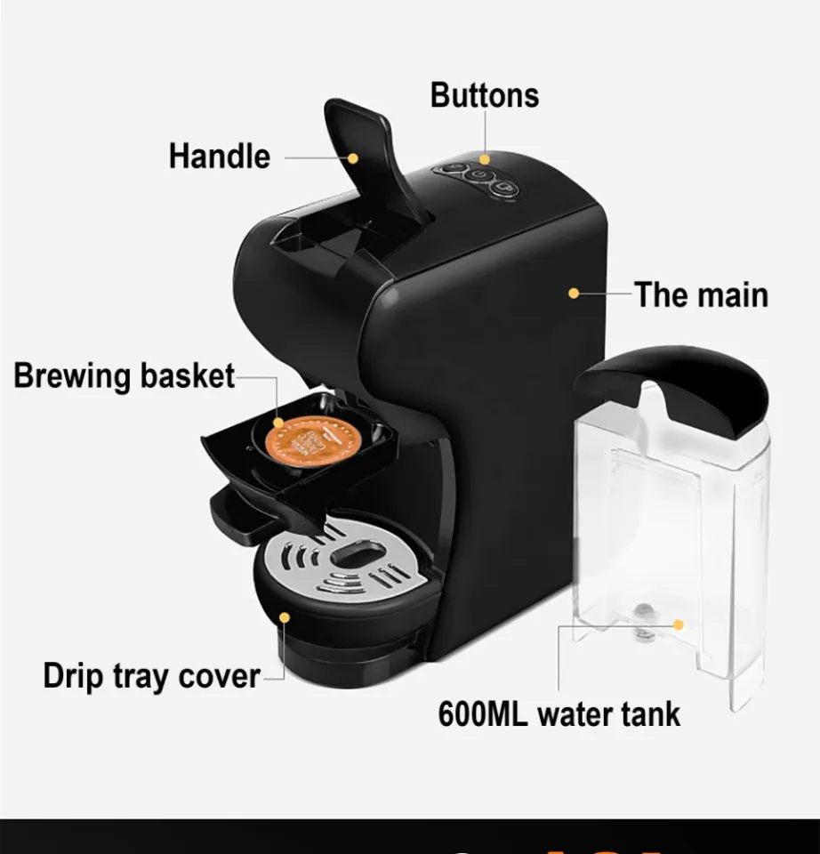 Thomson ST-504 Espresso 3-in-1 Coffee Machine - Black