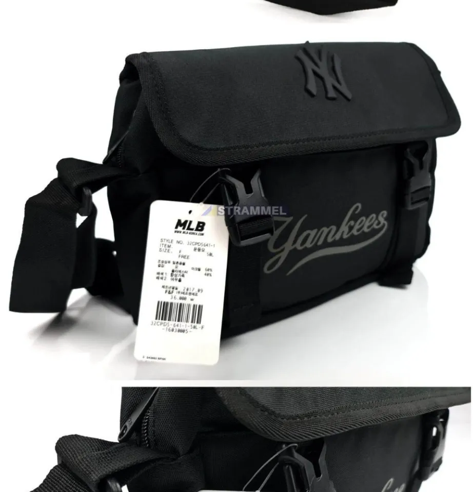 100% Authentic] New York Yankees Crossbody Shoulder Messenger Bag Black For  Travel Casual School College Office [Ready Stock]