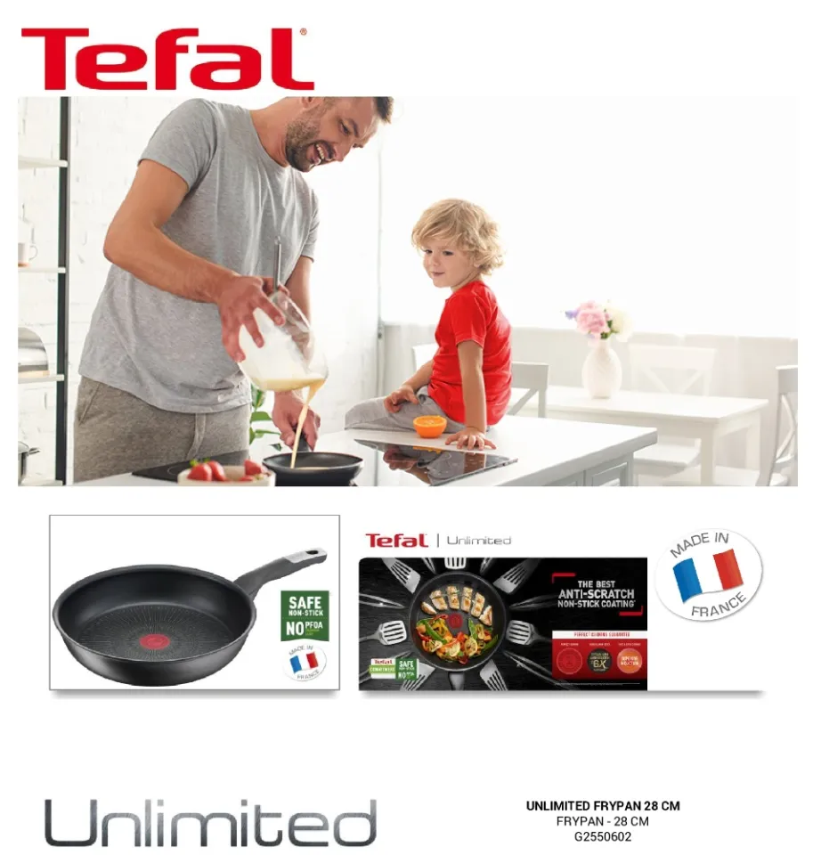 Tefal Unlimited Frypan 28cm