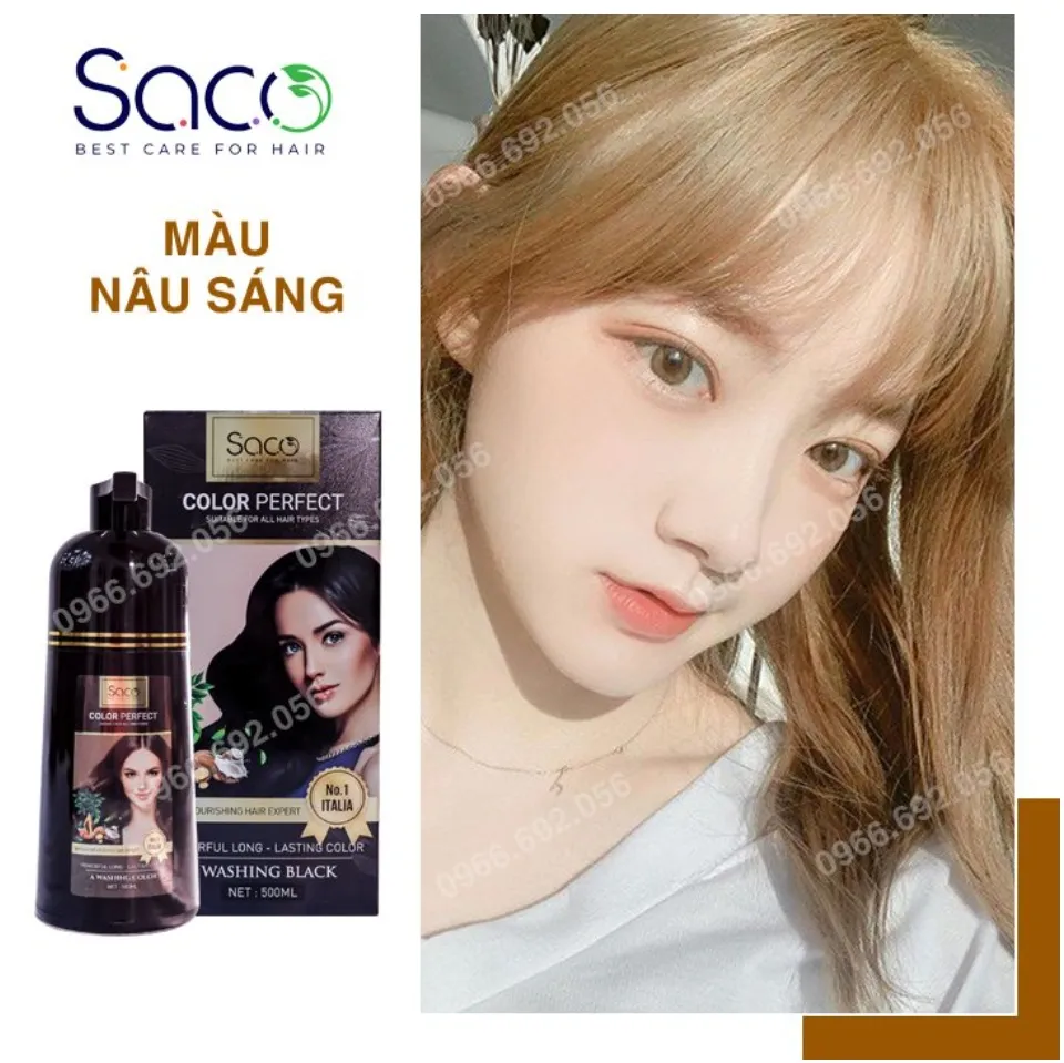 Dầu gội nhuộm tóc Saco được phát triển để giúp tăng cường độ bền và sức khỏe cho tóc được nhuộm. Với công thức đặc biệt, dầu gội nhuộm tóc Saco sẽ giúp cho mái tóc của bạn luôn sạch và sáng bóng, đồng thời duy trì màu sắc tóc lâu bền.