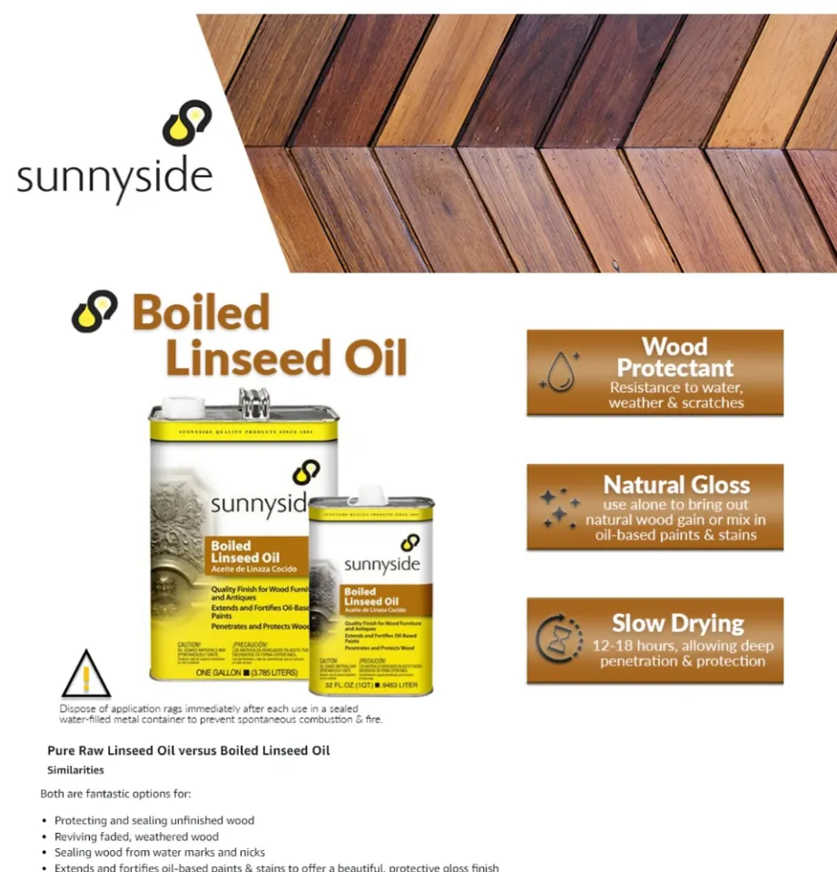 Sunnyside Boiled Linseed Oil