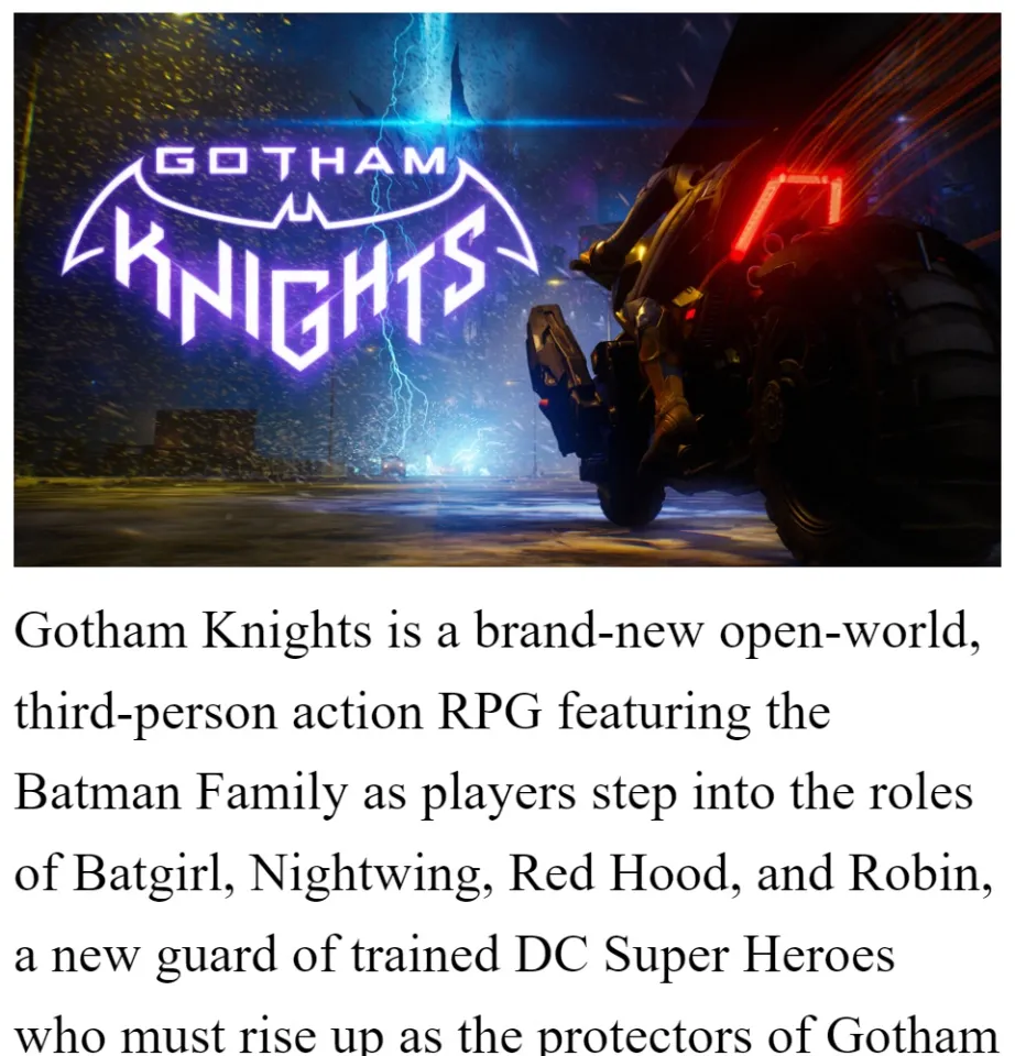 PS5 Gotham Knights Deluxe Edition [R3 Eng & Chi]