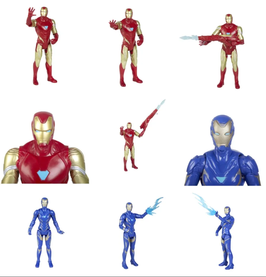 Avengers Marvel Endgame Iron Man & Marvel's Rescue Figure 2 Pack Toy  Characters from Marvel Cinematic Universe Mcu Movies