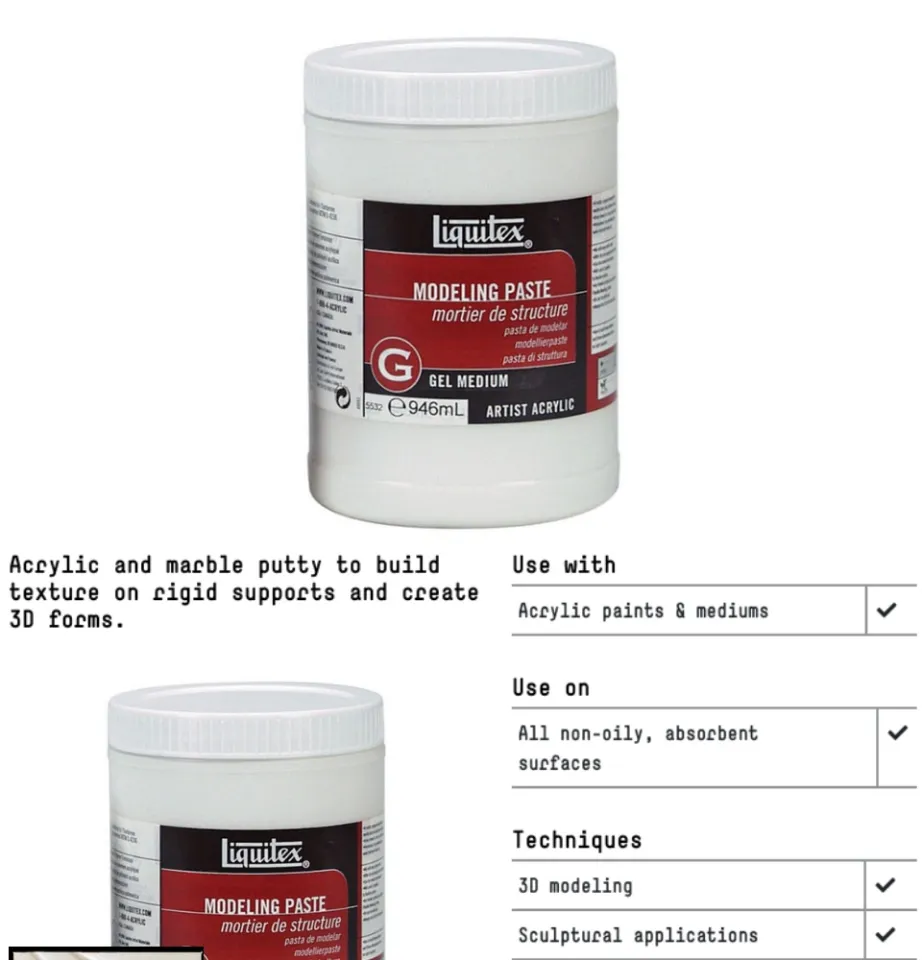 Liquitex Modeling Paste