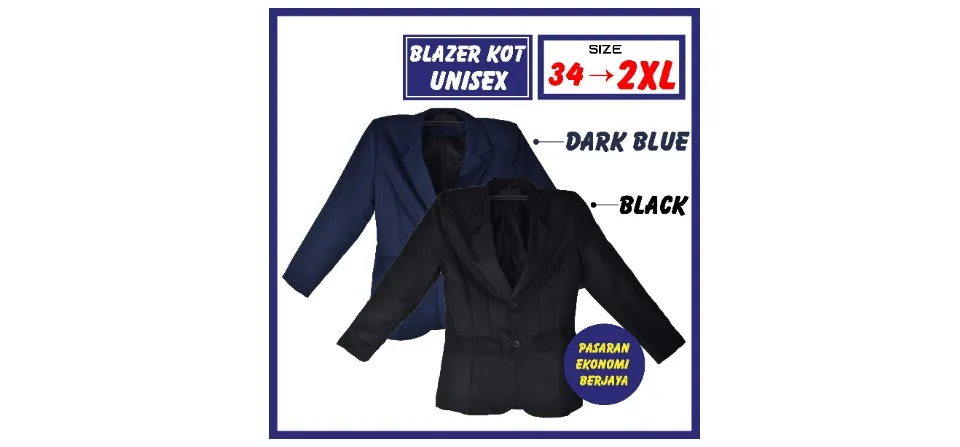 blazer pengawas sekolah rendah