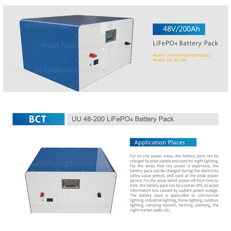 blue carbon lifepo4 battery 48v 200ah