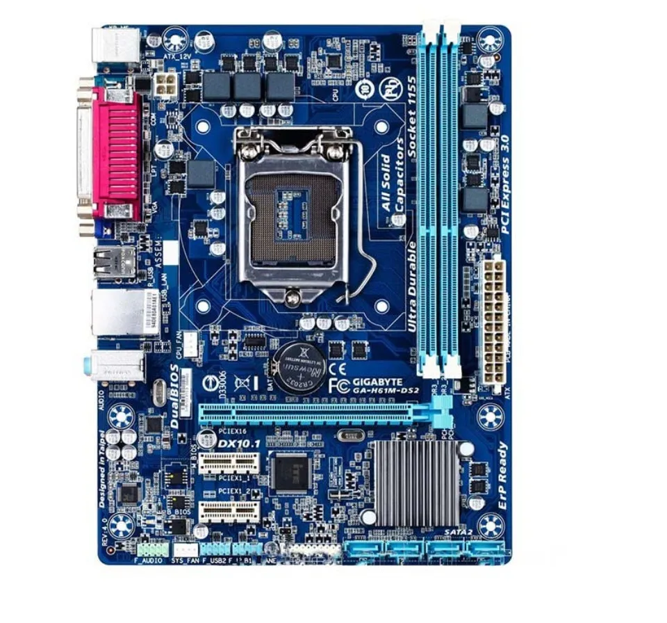 GIGABYTE GAH61MDS2 Desktop Motherboard H61 Socket LGA, 51 OFF