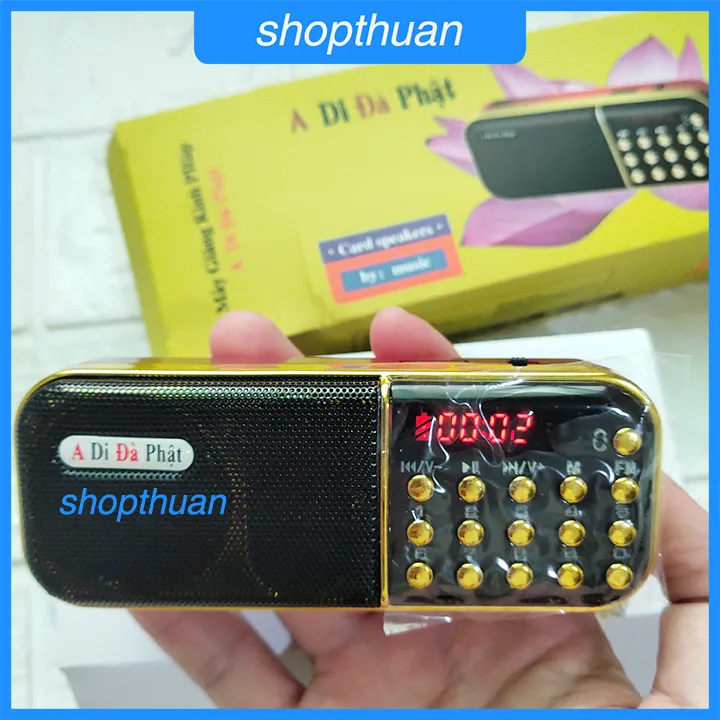 HCM]Loa A Di Đà Phật A-100 1 Pin - Nghe Thẻ Nhớ, USB 2.0, FM Radio - Có  Jack Cắm Tai Nghe 3.5mm | Lazada.vn