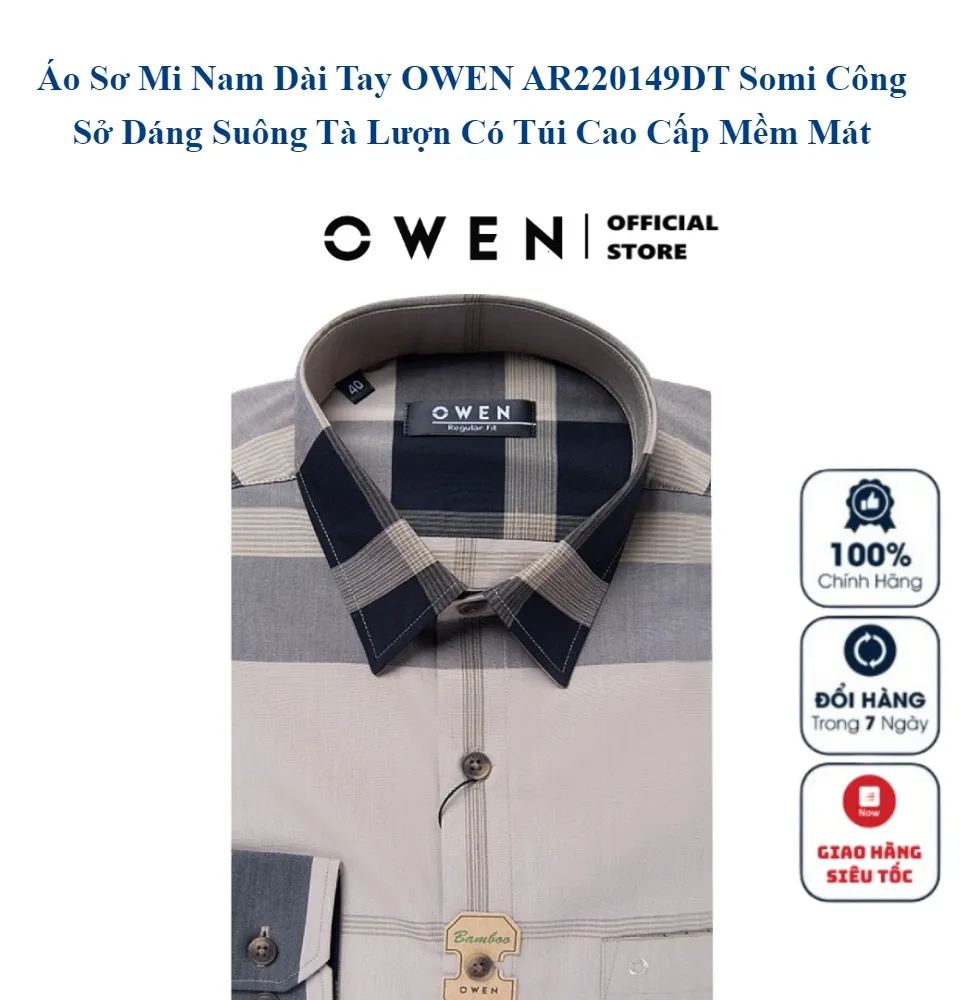 Sale SALE 1010 SALE Sale  Áo sơ mi nam Owen  Áo sơ mi dài tay 80219 Cực  Đẹp 1  Đẹp          Shopee Việt Nam
