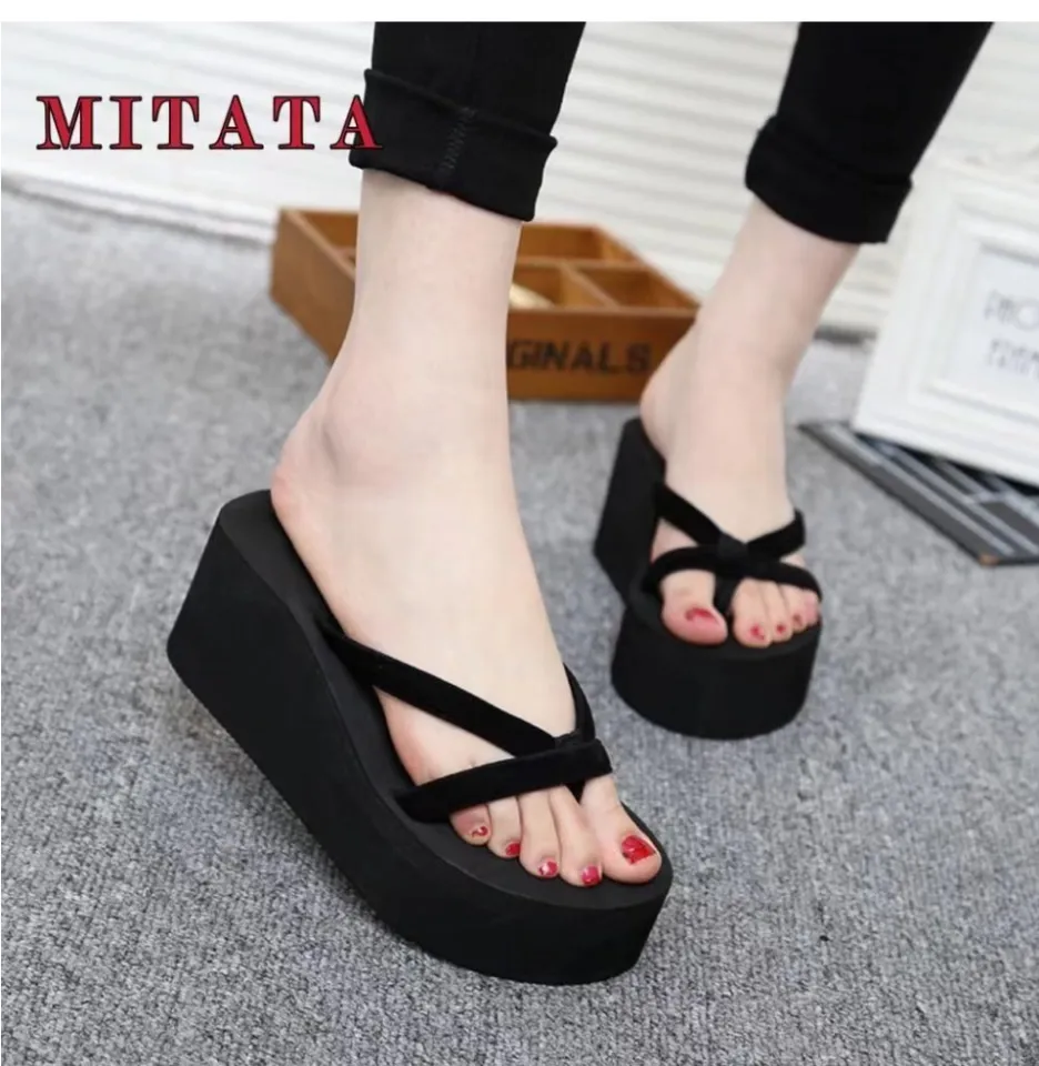 2 inch wedge flip flops
