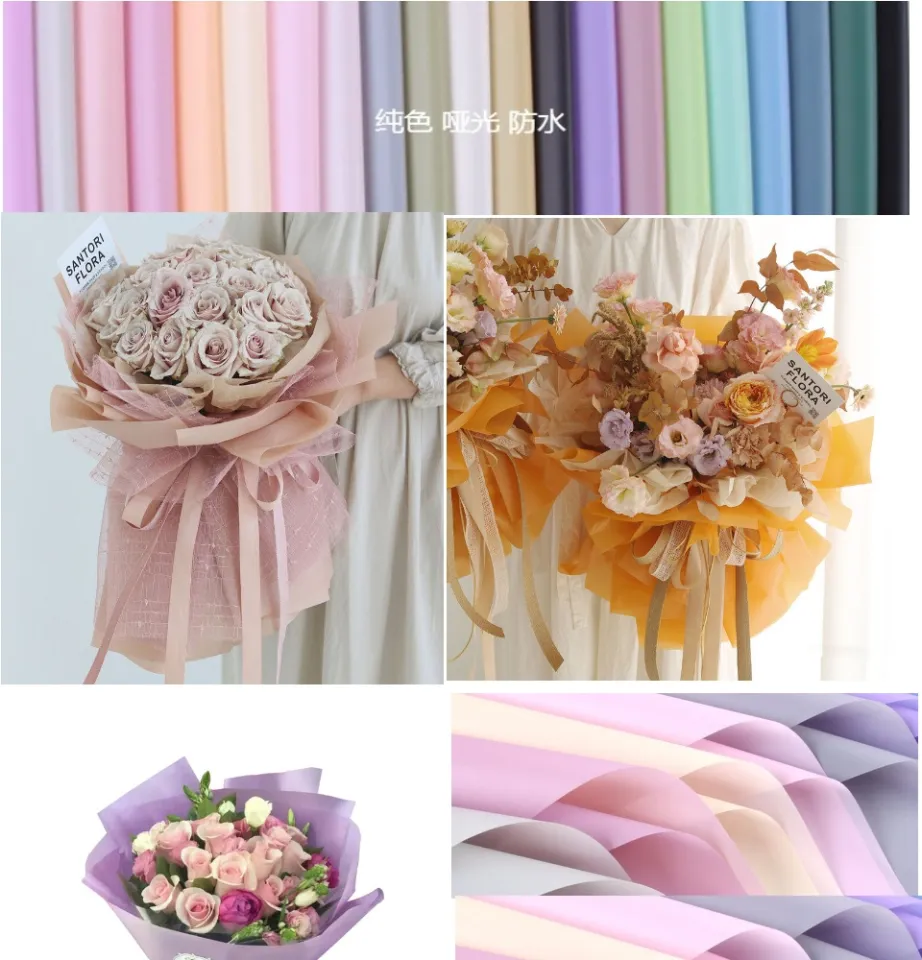 Waterproof DIY Flower Wrapping Paper Bouquet Wrapping Paper Flower Shop  Material