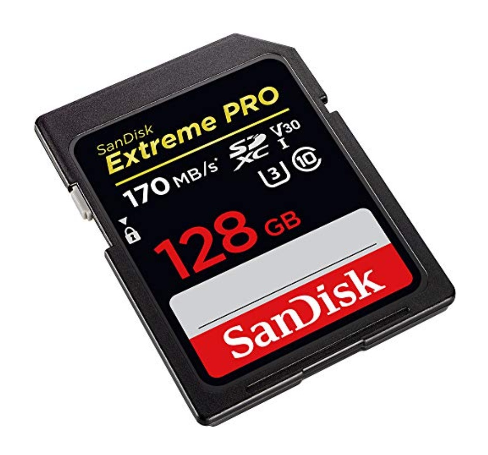 SanDisk 128 GB SDXC ExtremePro 170MB/s V30 UHS-I U3 SDSDXXY-128GN4IN 