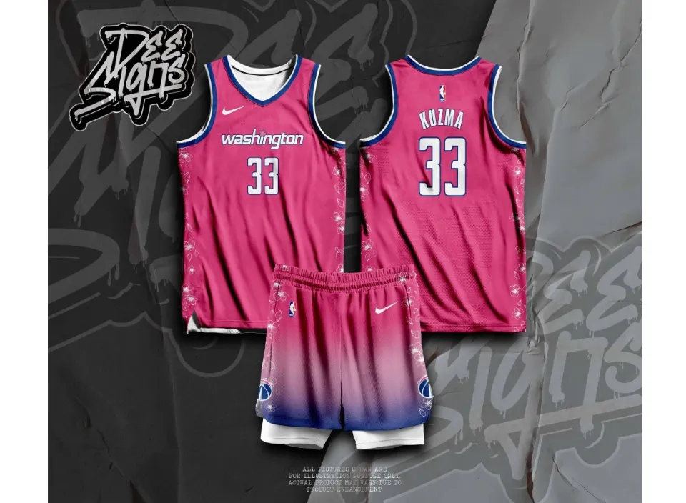 Custom Washington Wizards Basketball Jerseys, Sublimated