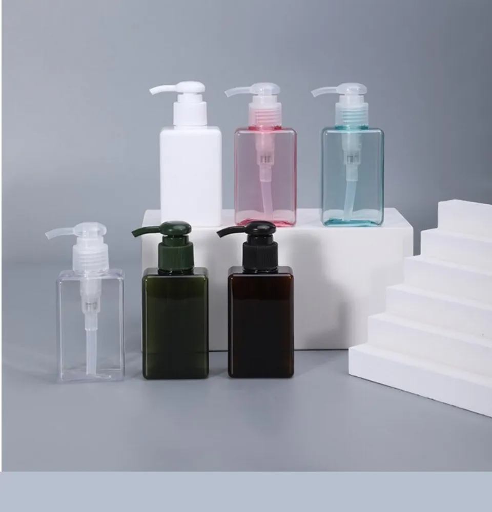 Decorative Plastic Shampoo Bottles With Pump Shelly Lighting