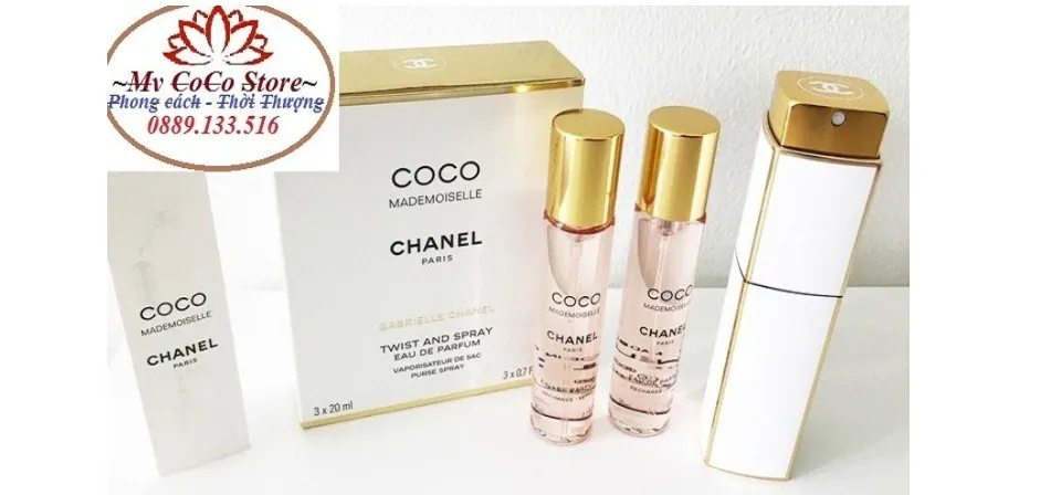 Bộ 3 COMBO NƯỚC HOA COCO CHANEL 20ML 