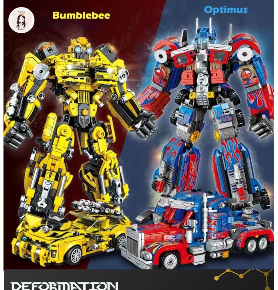 Mô hình Transformer Optimus Prime Bumblebee Megatron khớp biến hình