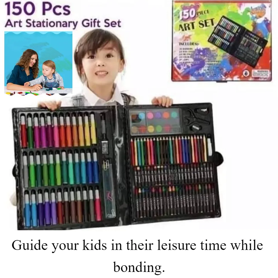 150-Piece Art Set for Kids Teens and Adults Includes Drawing and