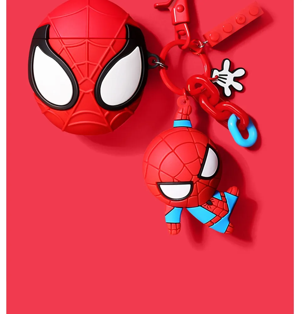 Hcm]Bao Bảo Vệ Airpod 6 Món Spider Man - Case Silicon Cho Bao Da Airpod -  Vỏ Bảo Vệ Tai Nghe Airpod Người Nhện | Lazada.Vn