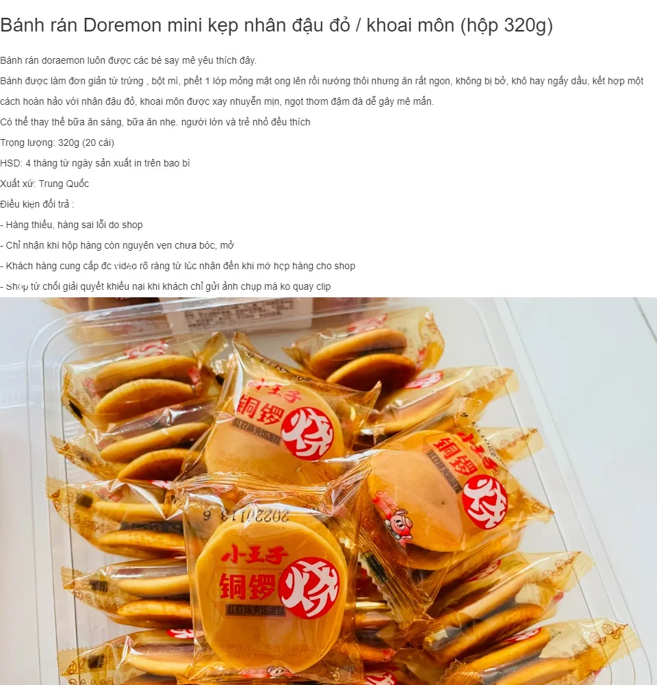Với những ai yêu thích Doremon, hãy đến thưởng thức món bánh rán Doremon vô cùng đặc biệt và ngon miệng này. Hình ảnh chỉ cần nhìn thôi cũng khiến bạn muốn thử ngay tại chỗ.