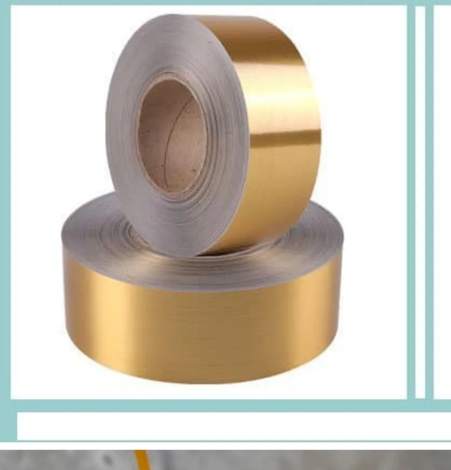 50m/1rolls Ceramic Tile Mildewproof Gap Tape Decor Gold Silver