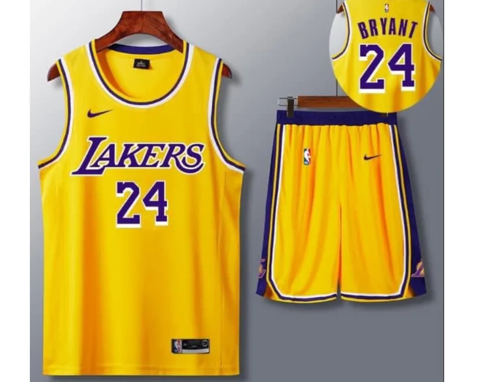 Forever KOBE Bryant #8 Bryant #24 Basketball Jersey Fire Flames
