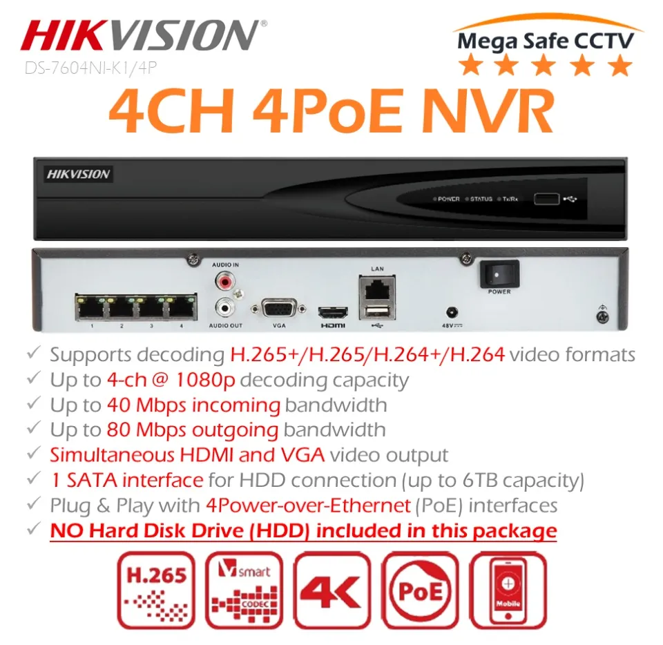 hikvision 4mp nvr