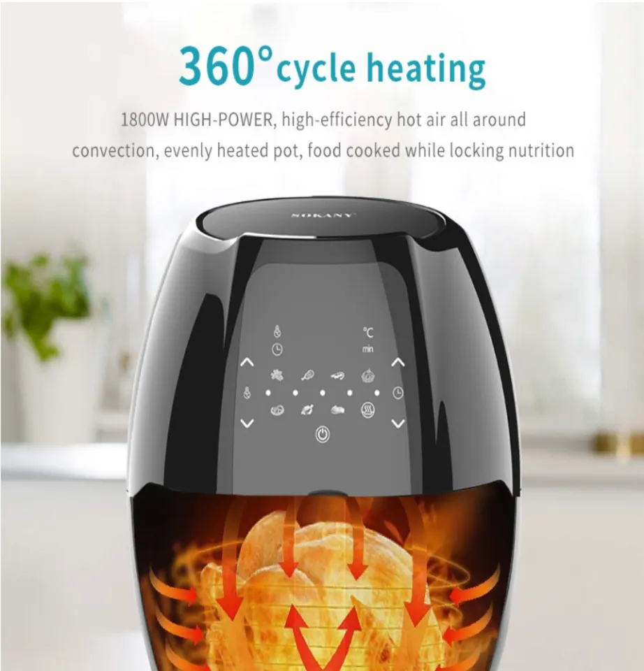 8014 Sokany best-selling air fryer 8L large capacity high power