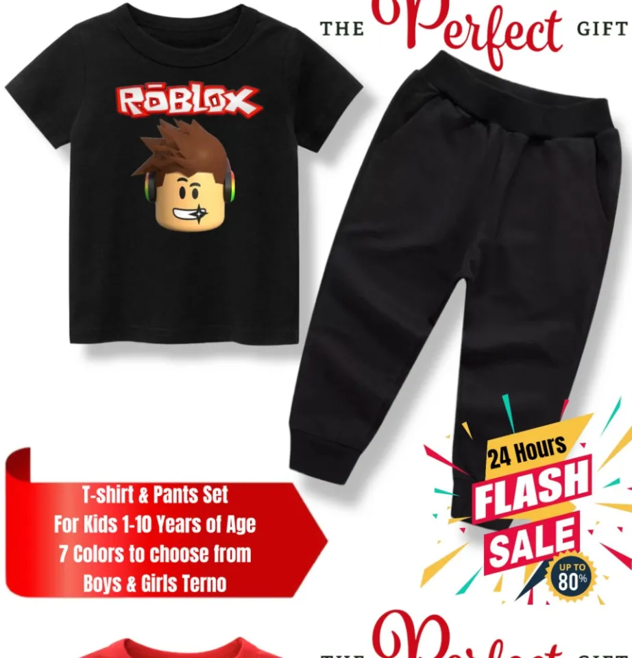 Roblox Terno Pajama - T-shirt and Pants Pajama Pantulog